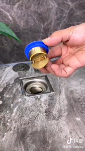 Brass Floor Drain Cor Anti-odor Insect Prevention Seal Stopper Sewer Fast Drainage Bathroom Floor Drain Core Universal