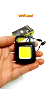 Lampu Senter LED COB Portable USB Gantungan Kunci Mini Kecil Keychain Camping Multifungsi | Source Project