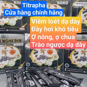 Cumin nghệ đen mật ong Nano hổ trợ giảm đau dạ dày ợ nóng ợ chua trào ngược - Hộp 20 gói vị dễ dùng