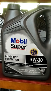 Oli Mesin Mobil 5w30 Super AIO All in One Protection API SP SAE 5W-30 Ukuran Galon 4Liter Mobil1 API SN 5w 30