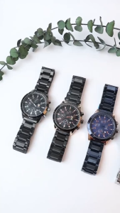 LEOPARD 8005 - Jam Tangan Pria Rantai Tanggal Aktif Chrono Varian - Jam Tangan Cowok FREE BOX DAN FREE BATERAI CADANGAN