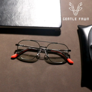 Gentle Fawn Kacamata Antiradiasi Blueray Style Aviator Bahan TR90+Metal Kuat Kokoh Fashion Pria Wanita Bisa Minus 844