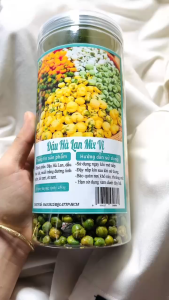 Hũ 500gr ĐẬU MIX 5 VỊ ( hà lan wasabi đậu sữa đậu hà lan tỏi ớt đậu vị sầu riêngđậu phô mai)