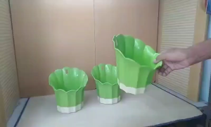 Pot Bunga Dinding Lavender Hijau/Sun Flower /Plastik