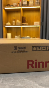 KOMPOR GAS RINNAI 522C + CAISAR Selang Gas Kompor Gas 2 Tungku Body Teflon