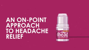 GENUINE 4 Head Levomenthol Stick for Headache Relief Migraine