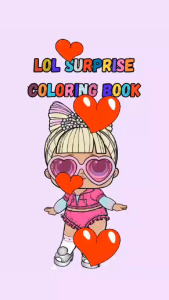 Buku Mewarnai & Menggambar Lol Surprise untuk Anak, Remaja, & Dewasa
