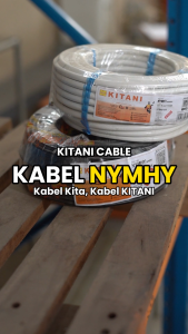 KITANI - NYMHY 2×2.5 mm² - 50 Meter – Kabel Listrik Tembaga Serabut