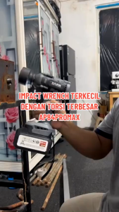 APR Impact Wrench AP84 Promax+ 1000NM body kecil Tenaga Jumbo baterai 15cell