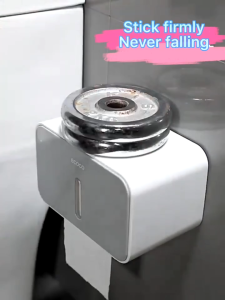 Ecoco Tissue Dispenser for Bathroom Tissue Holder Wall Mounted Paper organizer Waterproof