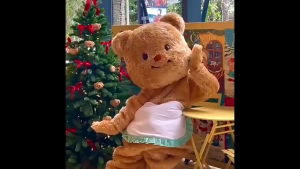 บัตเตอร์แบร์ Butter Bear ของเล่นบทบาทสมมุติ ชุดมาสคอต บัตเตอร์หมีเสื้อผ้าตุ๊กตา