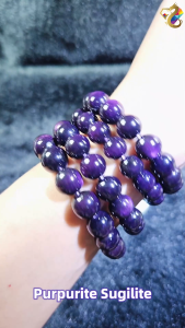 Collectors Grade Rare Purpurite Sugilite Bracelet