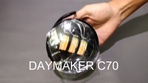 Daymaker C70 Lampu 2 Warna Honda 4.5" 4.5 inch Daymaker Vespa 45 Inc Tembak LED Foglamp Mobil Motor Panther Pispot Terang 2 Mode