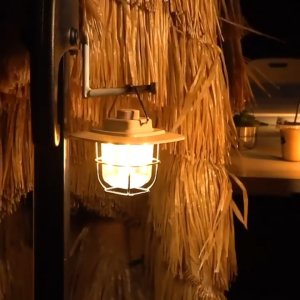 🚚ส่งจากไทย🚚 ไฟแคมป์ปิ้ง โคมไฟ 2000mAh LED หรี่แสงได้ พร้อมตะขอ ปกรณ์แคมป์ปิ้ง สําหรับตั้งแคมป์กลางแจ้ง