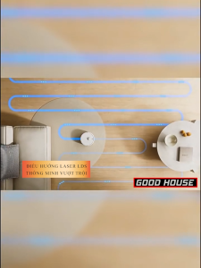 Robot hút bụi Robot Xiaomi Mijia 2 Tự động giặt giẻ đổ rác sấy khăn tránh chướng ngại vật - Hàng Chính Hãng 100%