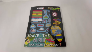 Factivity World Atlas Book Folder With Magnets & Board For Kids to Learn About Countries