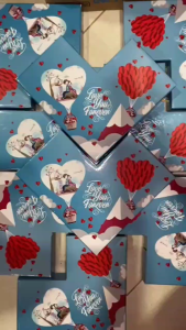 Hampers Love silverqueen free request ucapan