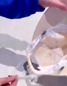 Mũ chống nắng nữ mũ đi biển rộng vành mũ rộng vành nữa đầu tháo rời 2 kiểu thời trang Hàn Quốc