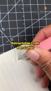 TRG Retractable Craft Pen Cutter Art Hobby Knife CU-139 - Pisau Seni Ukir Kerajinan Tangan TRG