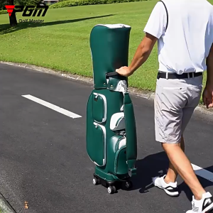Tas Golf untuk Pemula: PGM Golf Bag QB127 Push Drag Trolley Wheel