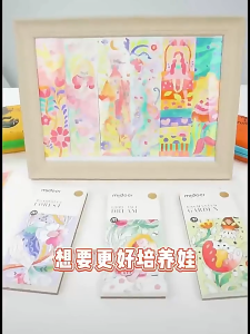 Set Buku Lukis Portable SANRI0 Edition / Paket Alat Lukis Portabel / Paket Buku Mewarnai Cat Air dan Kuas / Portable Watercolor Painting Book Kuromi Hello Kitty Lotso My Melody / Kertas Melukis