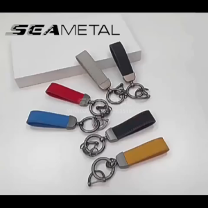 SEAMETAL พวงกุญแจรถ ทนต่อการสึกหรอ พวงกุญแจ พวงกุญแจหรูหรา อุปกรณ์ตกแต่งภายในรถยนต์