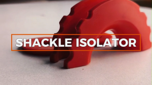 CPA 1PC SHACKLE ISOLATOR KIT FOR 3/4 TOW HOOK WITH 4 WASHERS INCLUDED