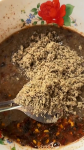 ปลาป่น ป่นละเอียด แบบโบราณ ปลาย่างหอมนำมาป่น ปลาน้ำจืด