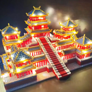 Chinese Ancient Architectural Style Building Blocks: Afang Palace Building Blocks Toys
