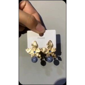 YOKO Anting Titanium Wanita Emas Anti Karat Model Bunga Anting Tusuk Anting Korea Elegan Origininal E1-25