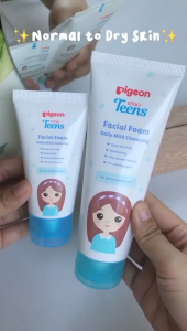 PIGEON TEENS FACIAL FOAM DAILY MILD CLEANSING 100ML - Kulit Kering | Sabun Cuci Muka Remaja