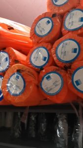 Kain Keras Vislin 15F BABUD Harga 1 Roll 40Yard untuk Lapisan Kerah Kantong dll ada Lem Kain Kapas Pelapis