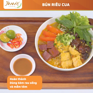 8 gói Bún gạo trắng Jimmy - mỗi gói 250gr