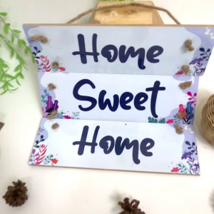 HIASAN DINDING SUSUN HOME SWEET HOME PAJANGAN KAYU DEKORASI DINDING RUMAH 1 SET