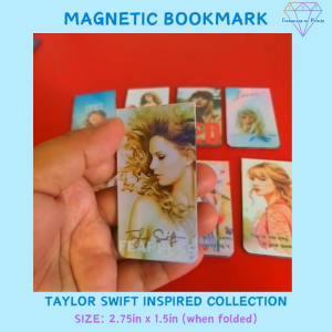 Trendy Taylor Swift MAGNETIC Bookmark | Swifties Merch | The Eras Tour | Midnights | 1989 | Fearless | Evermore | Lover