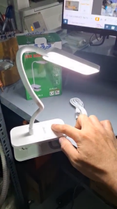 Đèn bàn đa năng MPE 3W tăng chỉnh độ sáng kẹp bàn đầu giường để đọc sáng không tia UV bảo vệ mắt -Vương Nguyên Electric