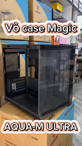 Vỏ Case Máy Tính MAGIC AQUA-M ULTRA Black / White (M-ATX No Fan)