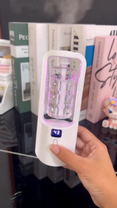 เครื่องฟอกอากาศอโรมา เครื่องพ่นน้ําหอม อัตโนมัติ ตั้งเวลา เครื่องพ่นน้ำหอมอัตโนมัติในห้อง ปรับได้ 5 เกียร์ แบบชาร์จไฟได้หอมสดชื่น หอมติดทนนาน