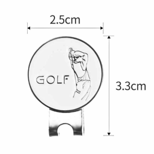 Marker Golf Klip Topi Magnetik CRESTGOLF Golf Magnetic Hat Clip Dengan Logo Penanda Bola Golf