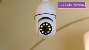 CCTV v380 pro jarak jauh Kamera Pemantauan Jarak Jauh Nirkabel Ponsel Terhubung WiFi 360 °kamera cctv konek ke hp Pemantauan Outdoor Dengan Infrared Night Vision - Lazada