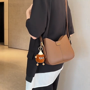 📌SALE86บาท📌Bunnyshop🐰 กระเป๋าสะพายข้าง หนังPU ✨แถมฟรีพวงกุญแจ✨ มินิมอล น่ารักมาก แมทช์ง่าย