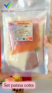 Set Bánh Panna Cotta Vị Dâu Đào Socola VietTin Mart