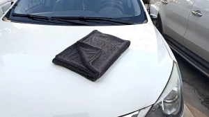 【พร้อมแล้ว】ผ้าไมโครไฟเบอร์ไร้ขอบเกรดพรีเมียม หนาที่สุด ซับน้ำดี ป้องกันรอยขนแมว 1200gsm รถยนต์ Car