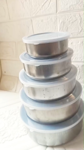 RANTANG STAINLESS ISI 5 / RANTANG ISI 5PCS / RANTANG STAINLESS STEEL / FRESH BOX 5PCS