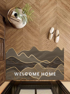 Karpet Lantai Kulit Motif Elegan Anti Slip Anti Lecet Alas Lantai Keset Kaki Keset Lantai Bahan Premium Quality Waterproof