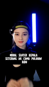 Senter Kepala Headlamp Flashlight Motion Sensor TAHAN AIR /Senter Kepala Led Sensor Sorot Super Terang LED + COB Headlamp Flashlight Motion Sensor Jarak Jauh