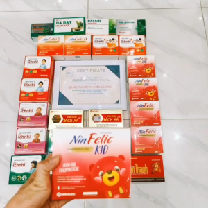 Thực Phẩm Bổ Sung Sắt Nin Felic Kid của Nam Dược  Cho Trẻ em - Hộp 20 ống