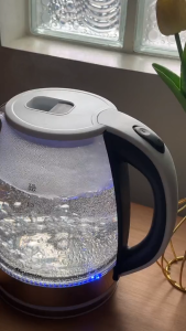 MAIMEITE Electric Kettle 2L Automatic Switch Off Cordless Glass Electric Kettle Household Kitchen Office Water