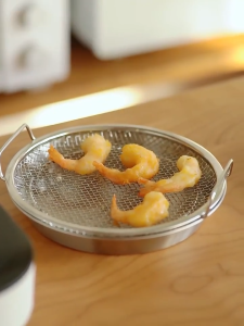 Tirisan Minyak Gorengan / Saringan Buah Sayur Kukusan Stainless / Cooking Cooling Rack Fried Plate