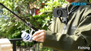 Telesin Smartphone iOS & Android Magnetic POV First-Person View Hands-Free Neck Dock Mobile Cellphone Accessories Magsafe Mount iPhone Samsung Xiaomi Pocophone etc MNM-001